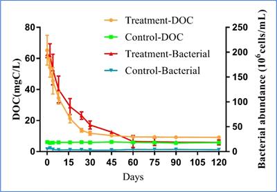 The interaction between DOC released by cultured kelp (Saccharina japonica) and the bacterial community reveals the potential for increasing marine carbon sequestration by macroalgae culture